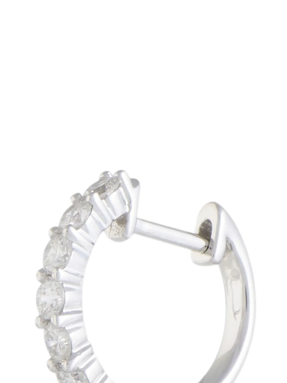 LB Exclusive 14K white gold diamond earrings | Image 2