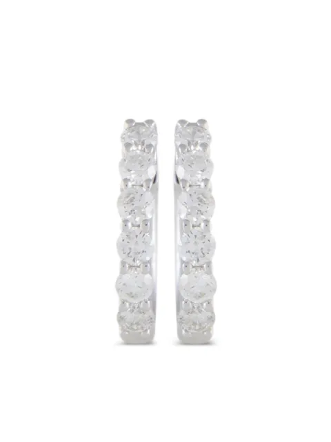 LB Exclusive 14K white gold diamond earrings