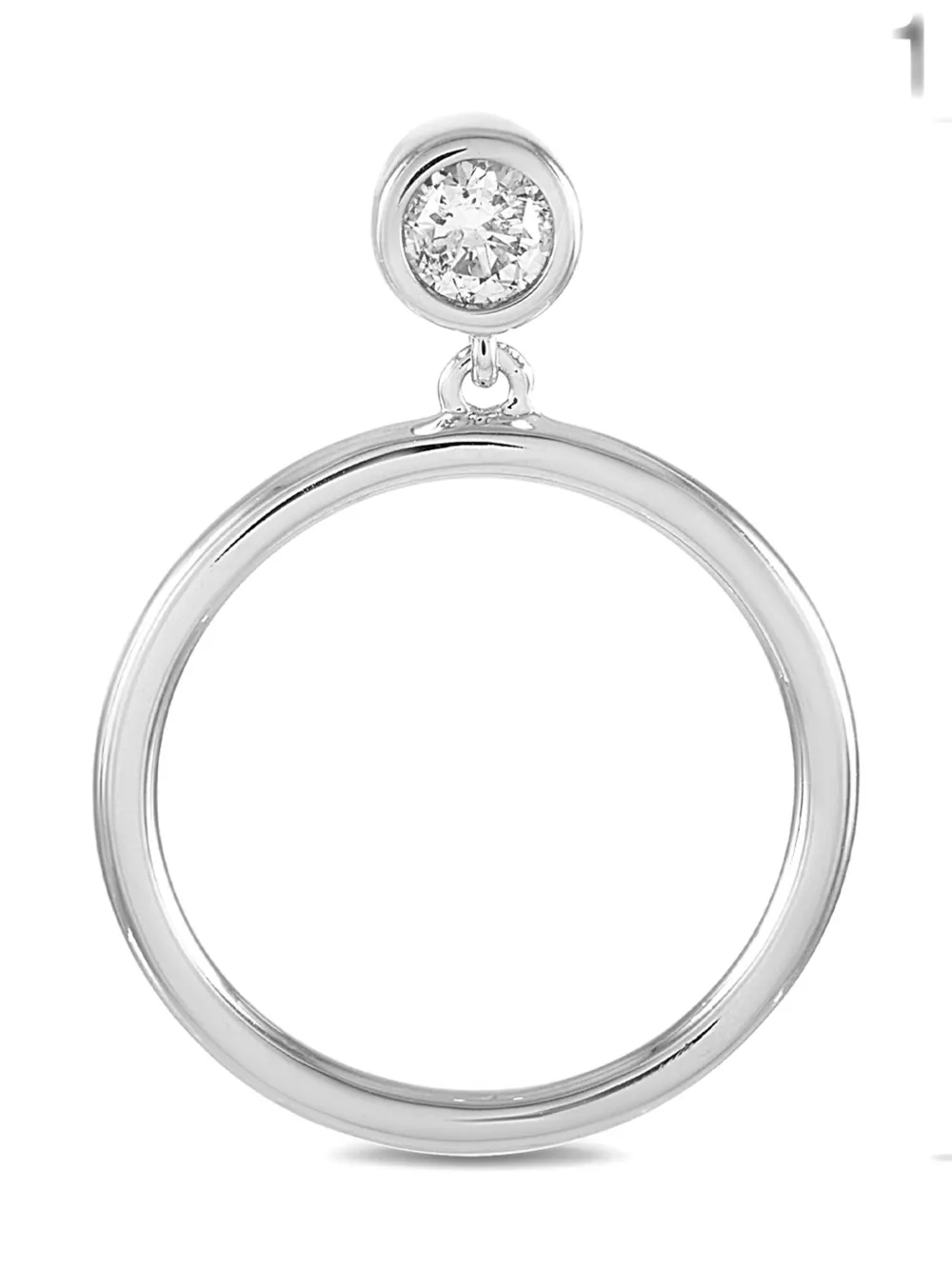 LB Exclusive 14K white gold diamond earrings - Bianco