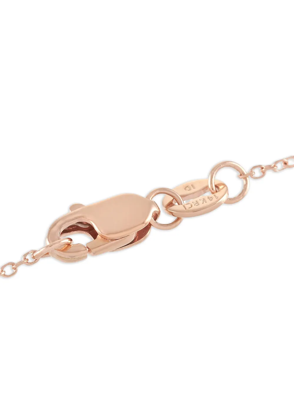 LB Exclusive 14K rose gold diamond necklace | Image 2