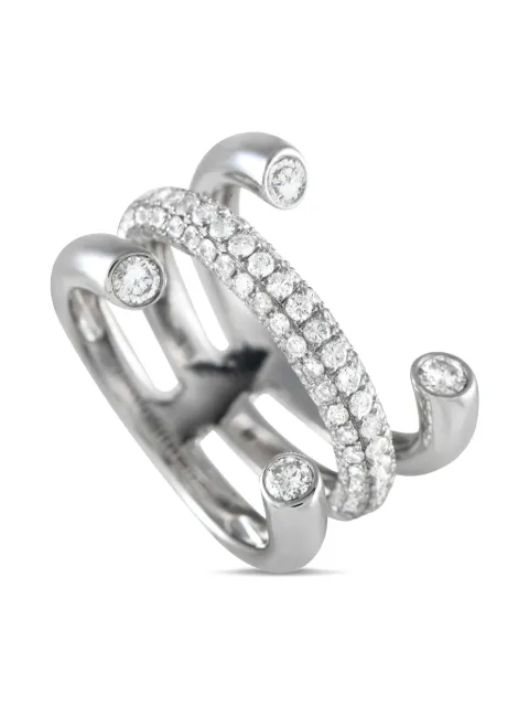 LB Exclusive 18kt white gold Triple Band diamond ring