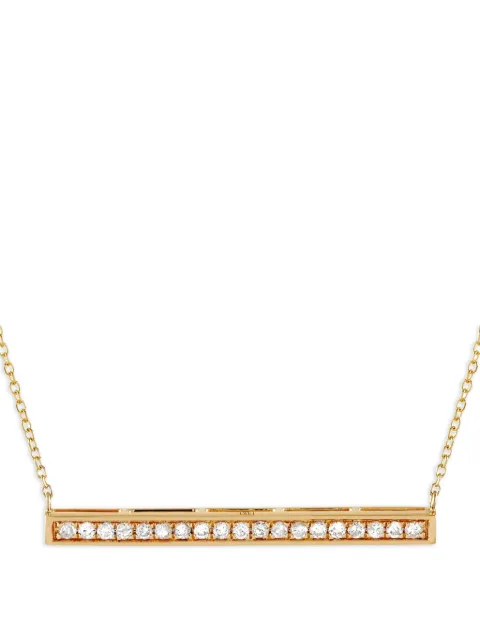 LB Exclusive 14K yellow gold diamond necklace