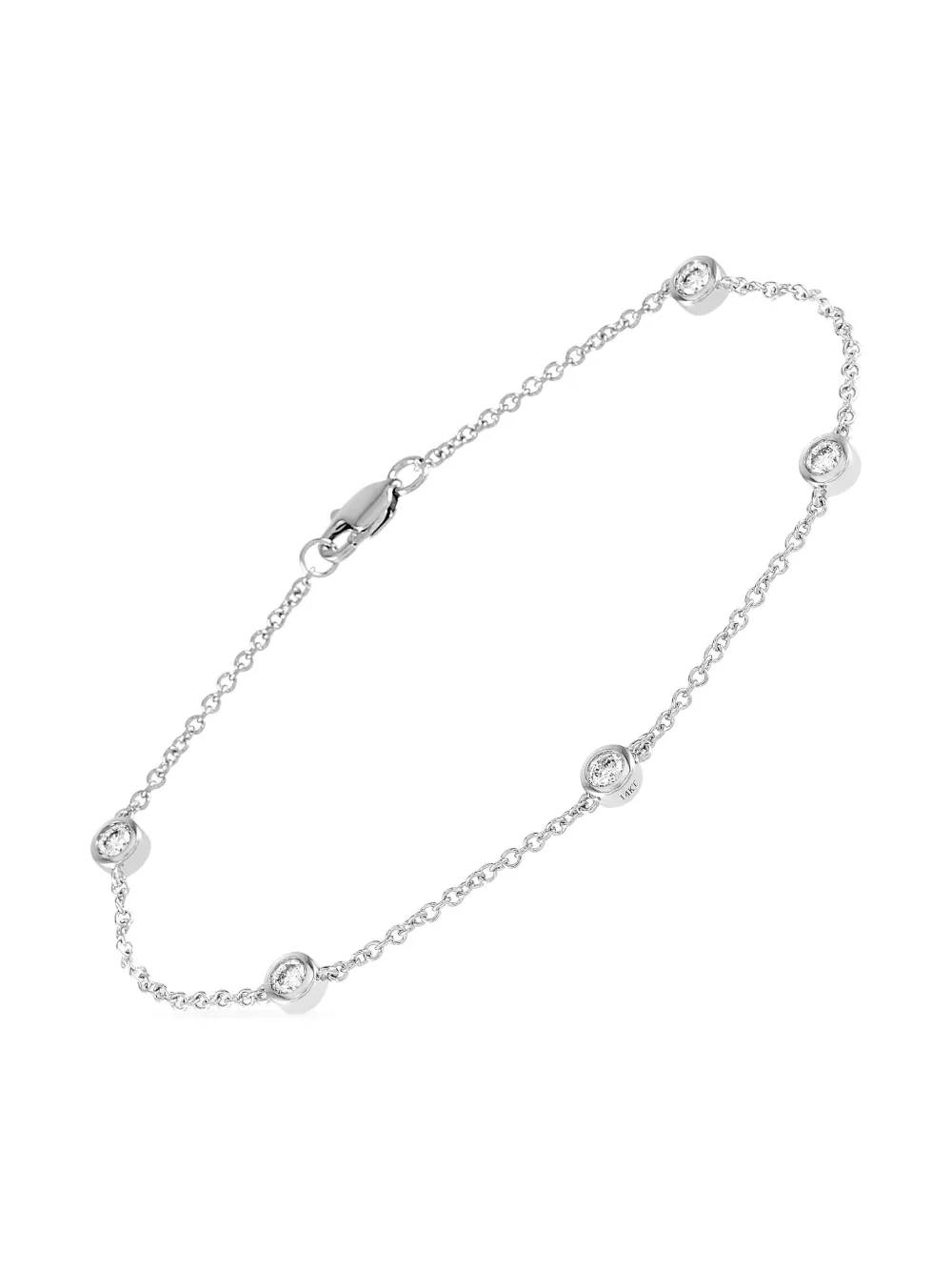 LB Exclusive 14K white gold diamond bracelet - Oro