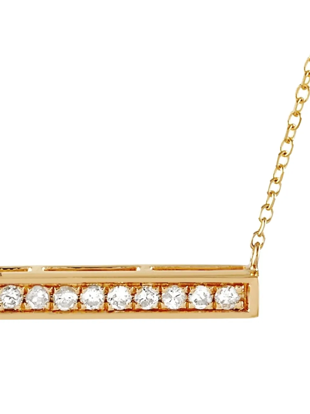 LB Exclusive 14K yellow gold diamond necklace | Image 2