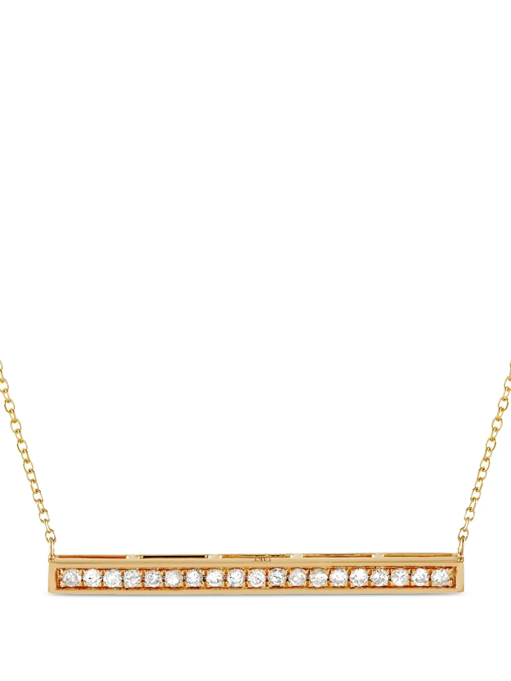LB Exclusive 14K yellow gold diamond necklace | Yellow | Image 1