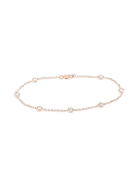 LB Exclusive 14K rose gold diamond bracelet