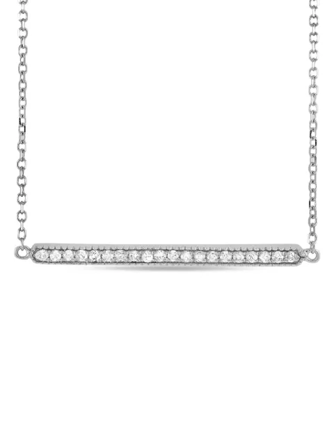 LB Exclusive 14K white gold diamond necklace