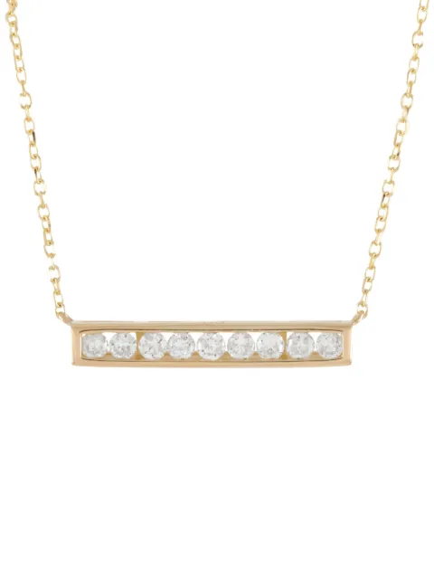 LB Exclusive collar en oro amarillo de 14kt con diamante