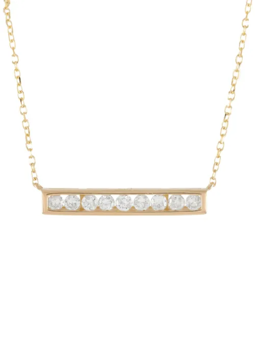 Collier en or 14ct pavé de diamants - LB Exclusive - Modalova