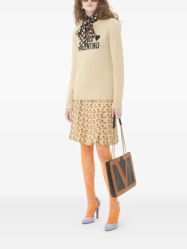 【関税&送料込】Valentino Garavani Ivory Cotton Sweatshirt Valentino Garavani Ivory Cotton Sweatshirt | italist, ALWAYS