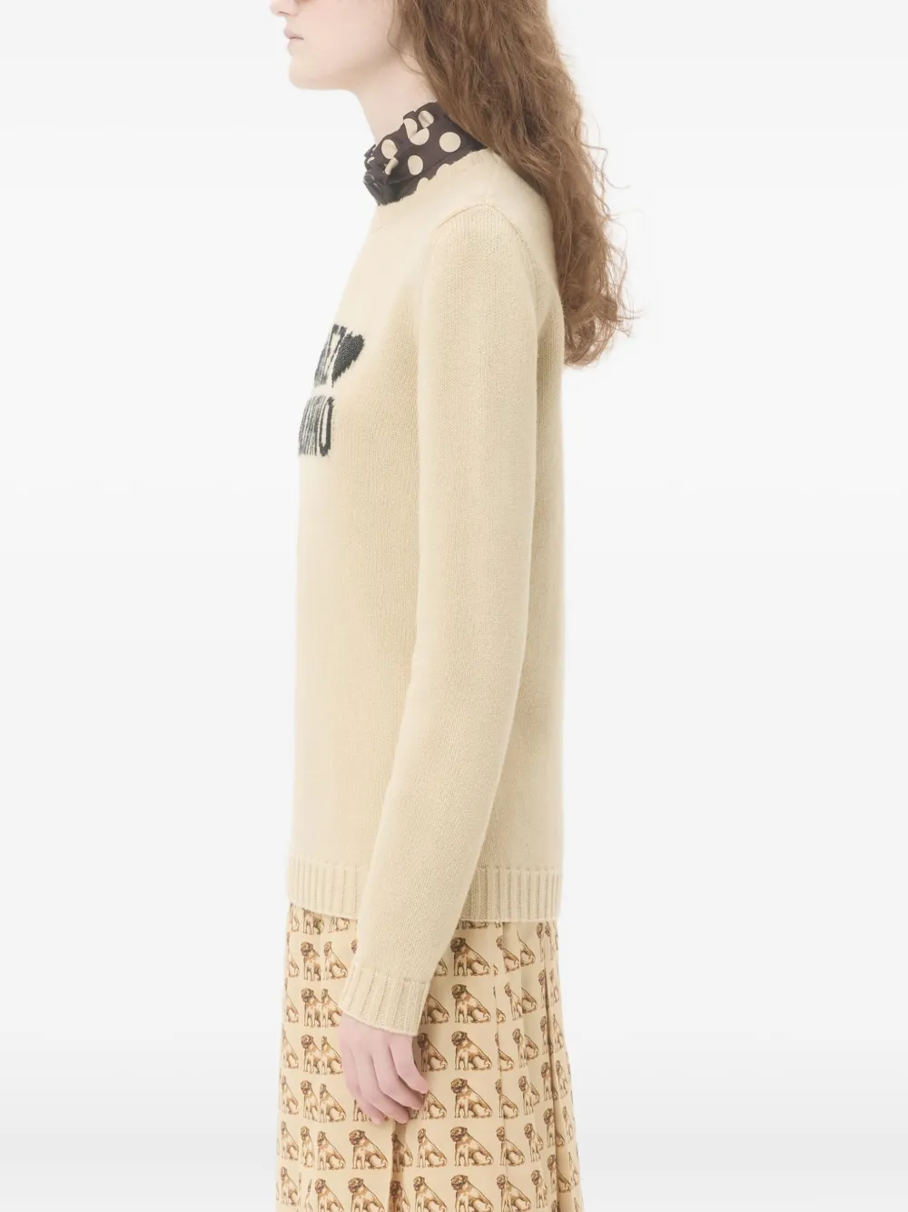 Valentino Garavani CHEZ VALENTINO SWEATER Beige