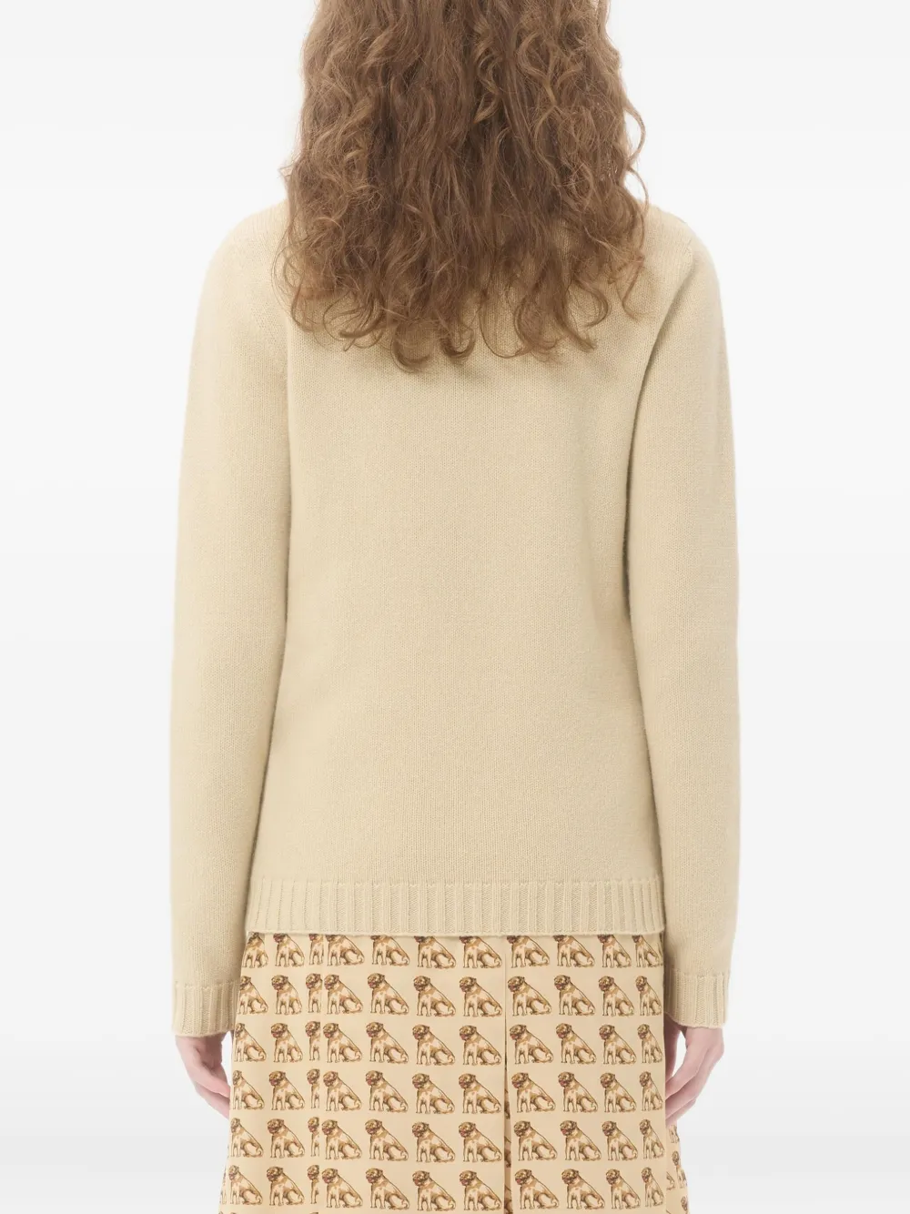 Valentino Garavani CHEZ VALENTINO SWEATER Beige