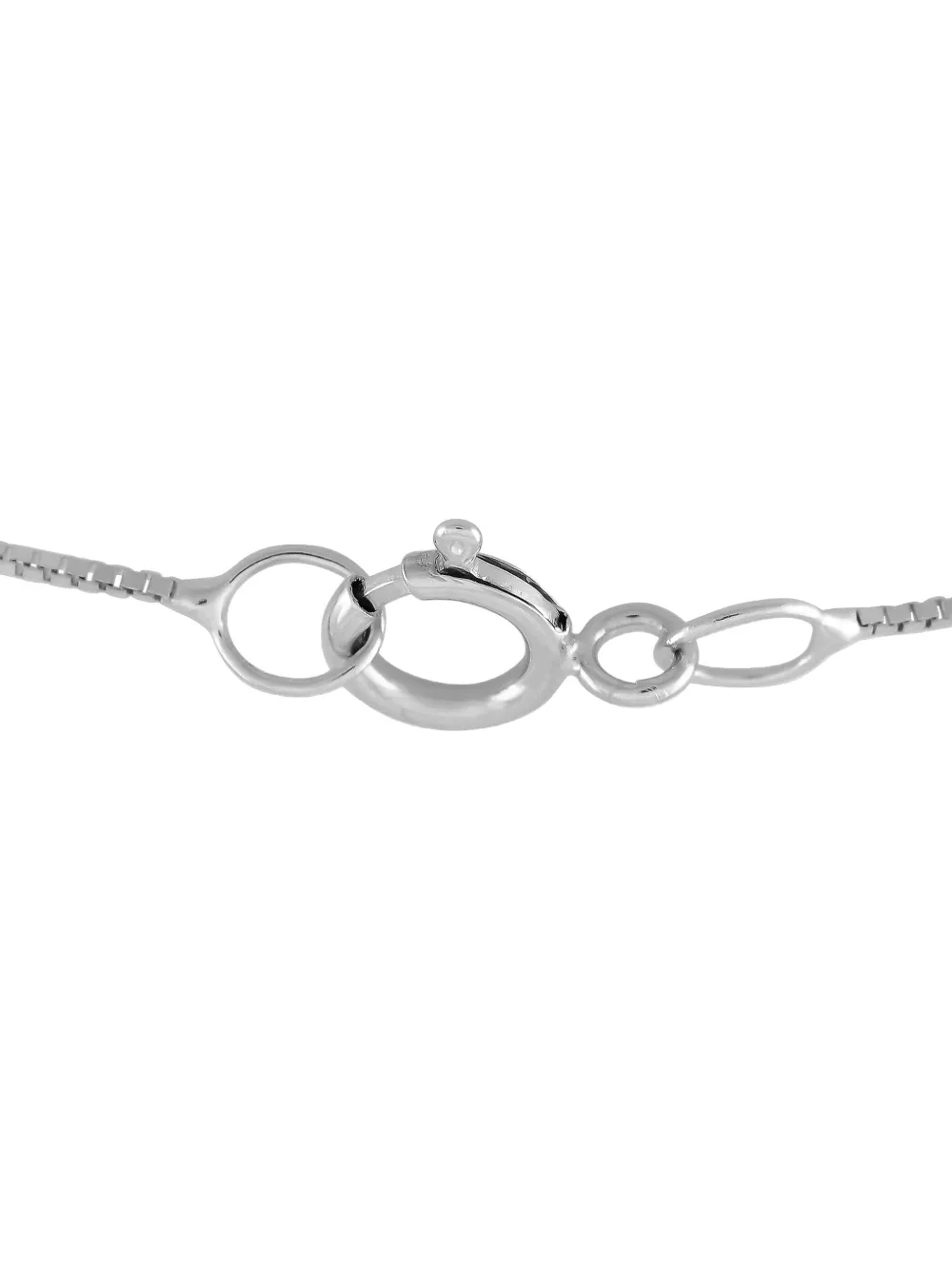 LB Exclusive pre-owned 14K white gold diamond and ruby pendant necklace | Image 2