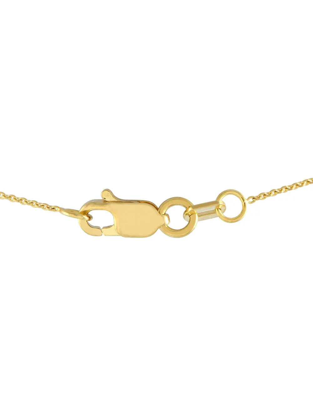 LB Exclusive 14kt yellow gold diamond pendant necklace | Image 2