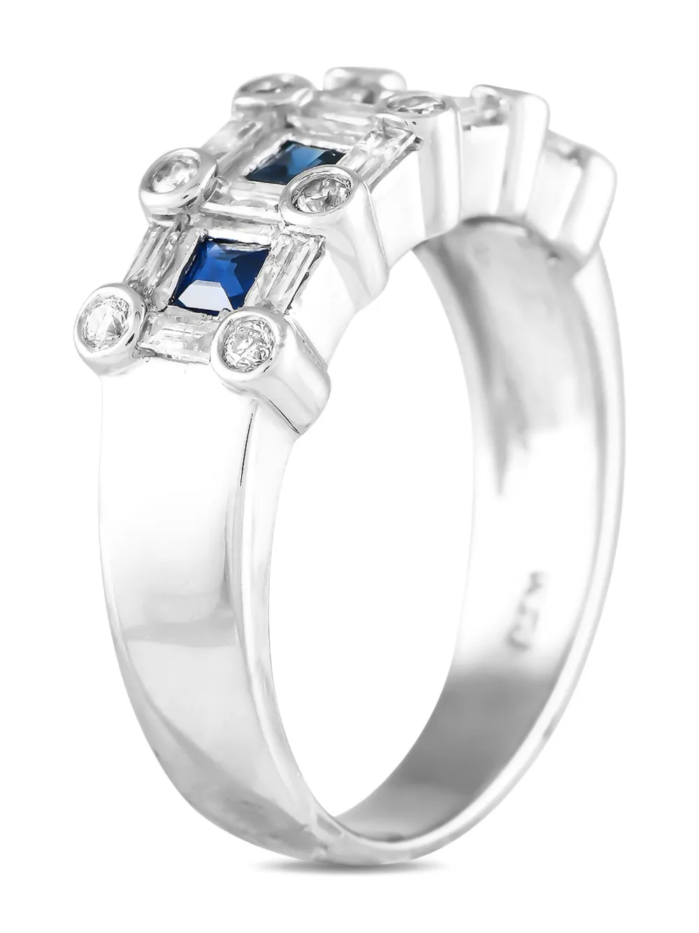 LB Exclusive 14kt white gold sapphire ring | Pre-Owned | Image 2