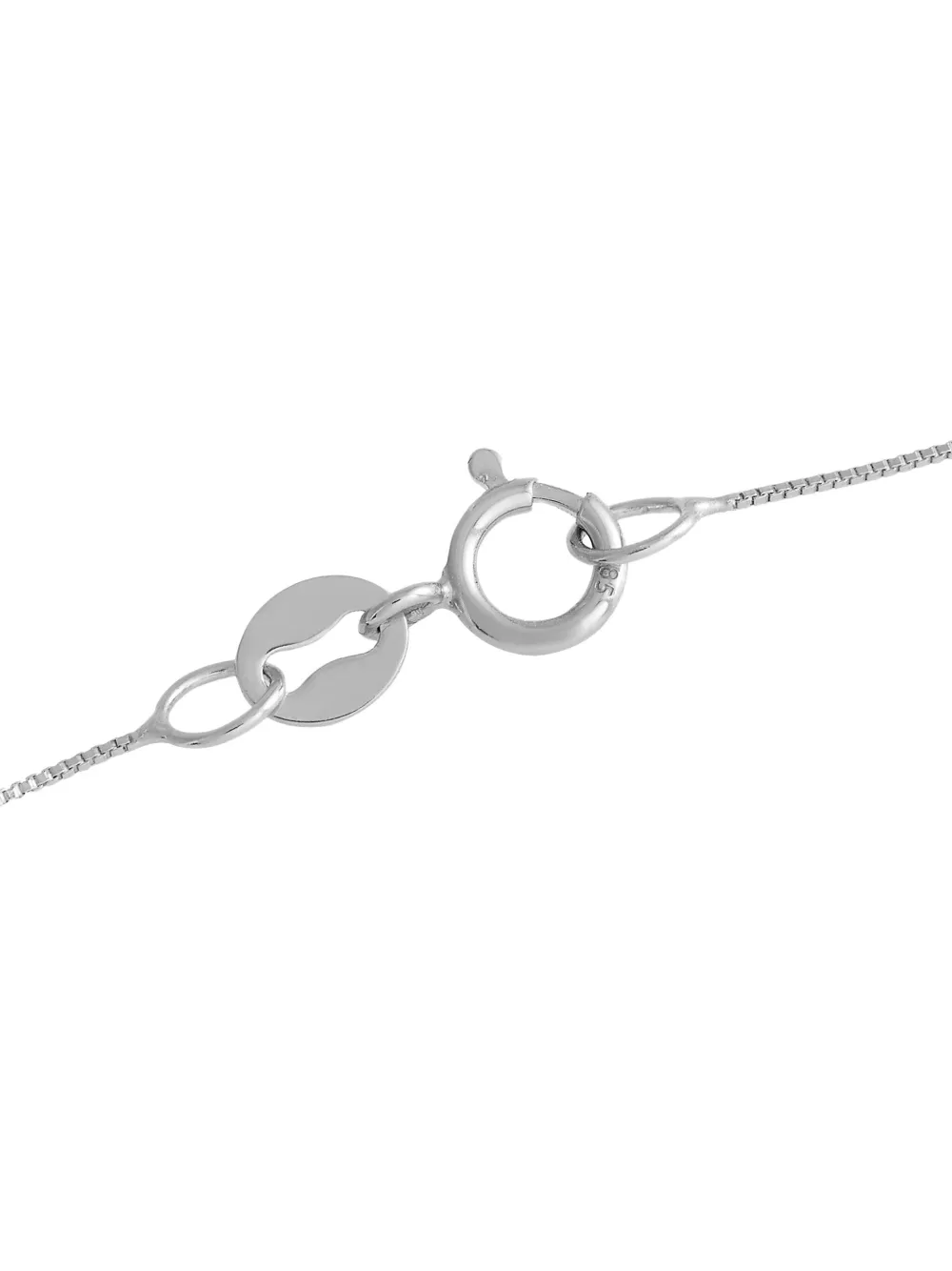 LB Exclusive pre-owned 14K white gold diamond and ruby pendant necklace | Image 2