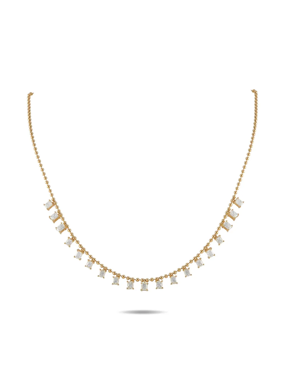 LB Exclusive 18K yellow gold Station diamond necklace - ゴールドトーン LB Exclusive 18K yellow gold Station diamond necklace - ゴールドトーン