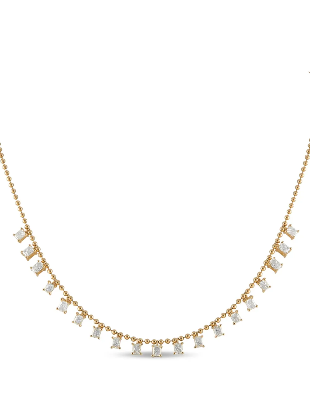 LB Exclusive 18K yellow gold Station diamond necklace - ゴールドトーン LB Exclusive 18K yellow gold Station diamond necklace - ゴールドトーン