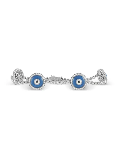 LB Exclusive pulsera Eye en oro blanco de 18kt con diamante