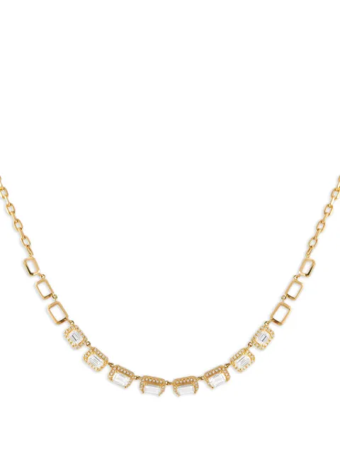 LB Exclusive 18K yellow gold diamond necklace