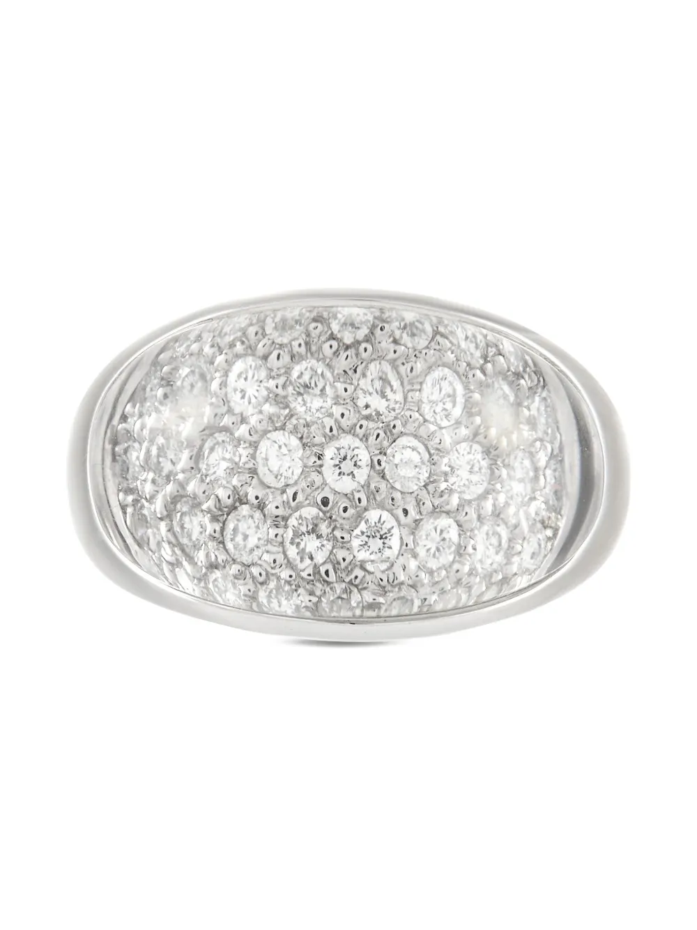 LB Exclusive 18kt white gold diamond ring - シルバートーン LB Exclusive 18kt white gold diamond ring - シルバートーン