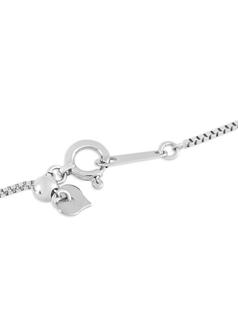 Pre-owned Lb Exclusive Platinum Diamond And Tanzanite Necklace In Silver