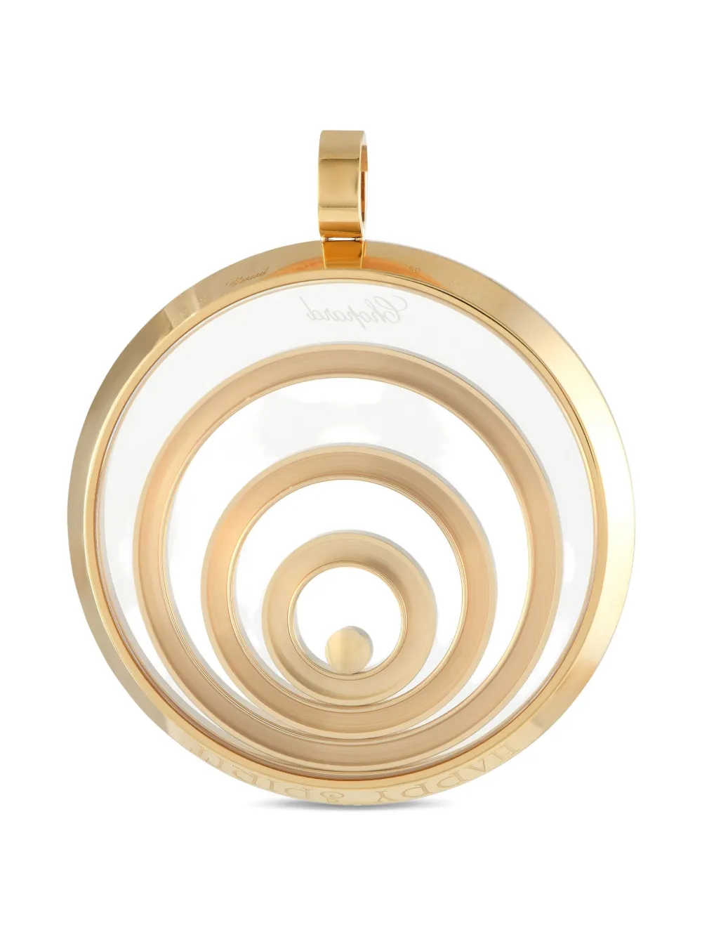Chopard Pre-Owned 18kt yellow gold Happy Spirit diamond pendant | Pre-Owned | Image 2