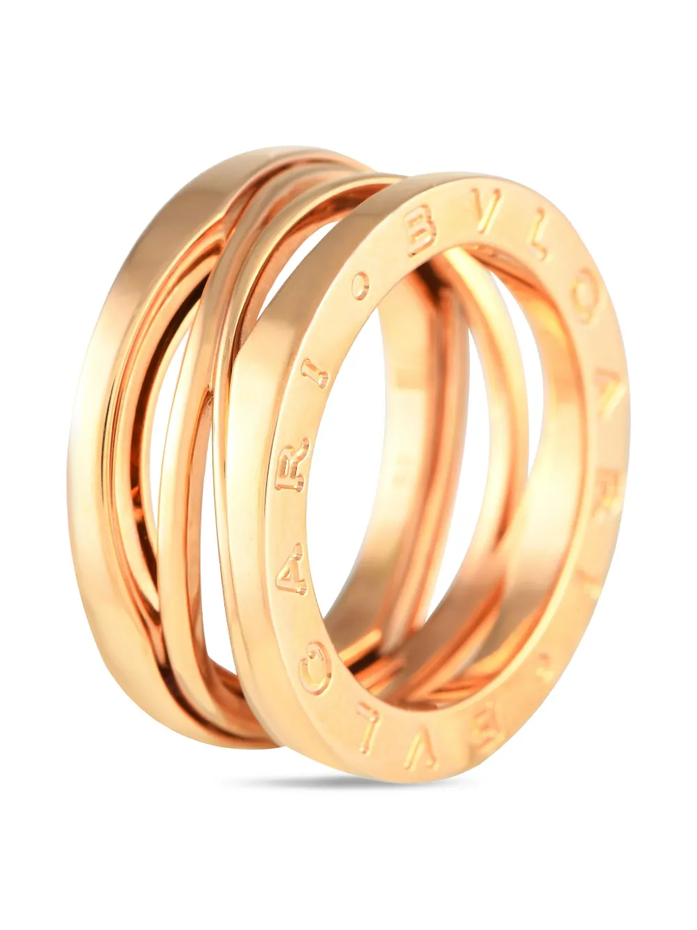 Bvlgari Pre-Owned 18kt Rose Gold B.zero1 ring | Image 2