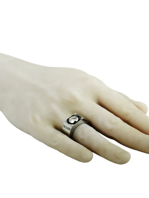 Charriol logo-engraved ring 