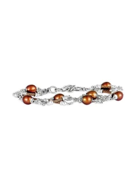 Charriol pulsera con detalle de perlas de archivo 