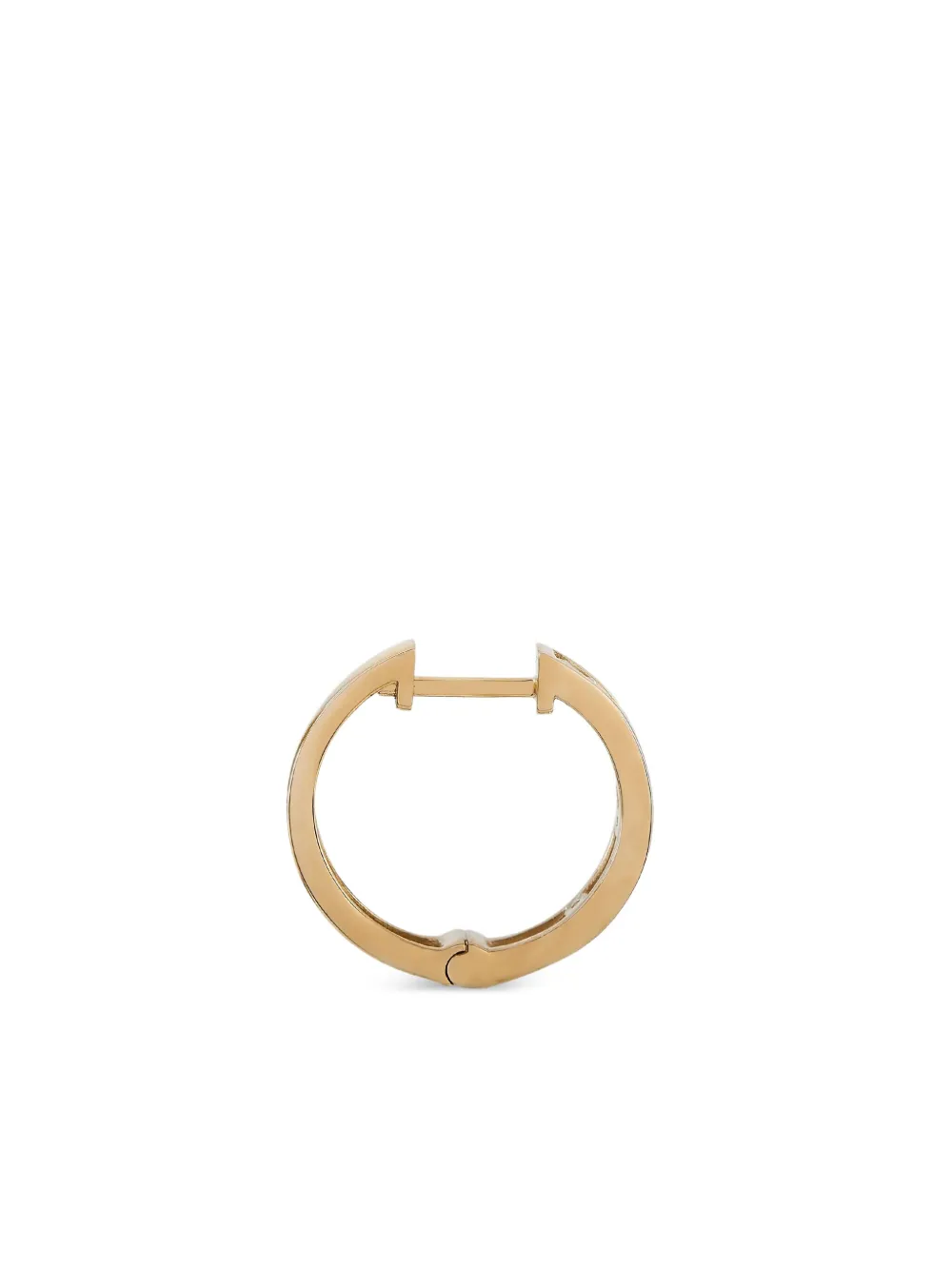 LB Exclusive 14K yellow gold diamond hoop earrings - イエロー LB Exclusive 14K yellow gold diamond hoop earrings - イエロー