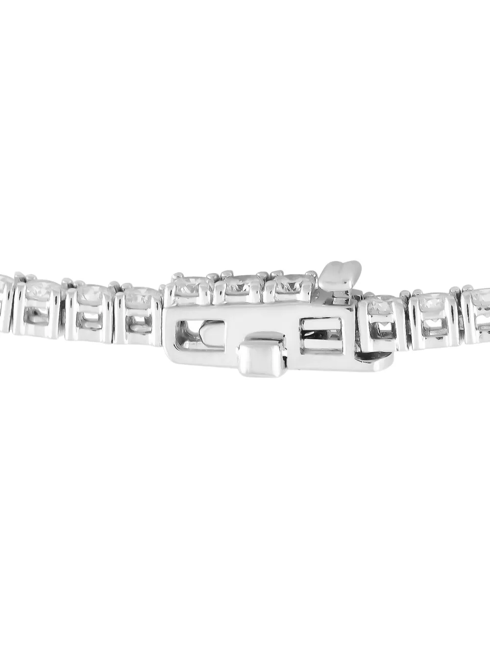 LB Exclusive 14kt white gold Tennis diamond necklace | Pre-Owned | Image 2