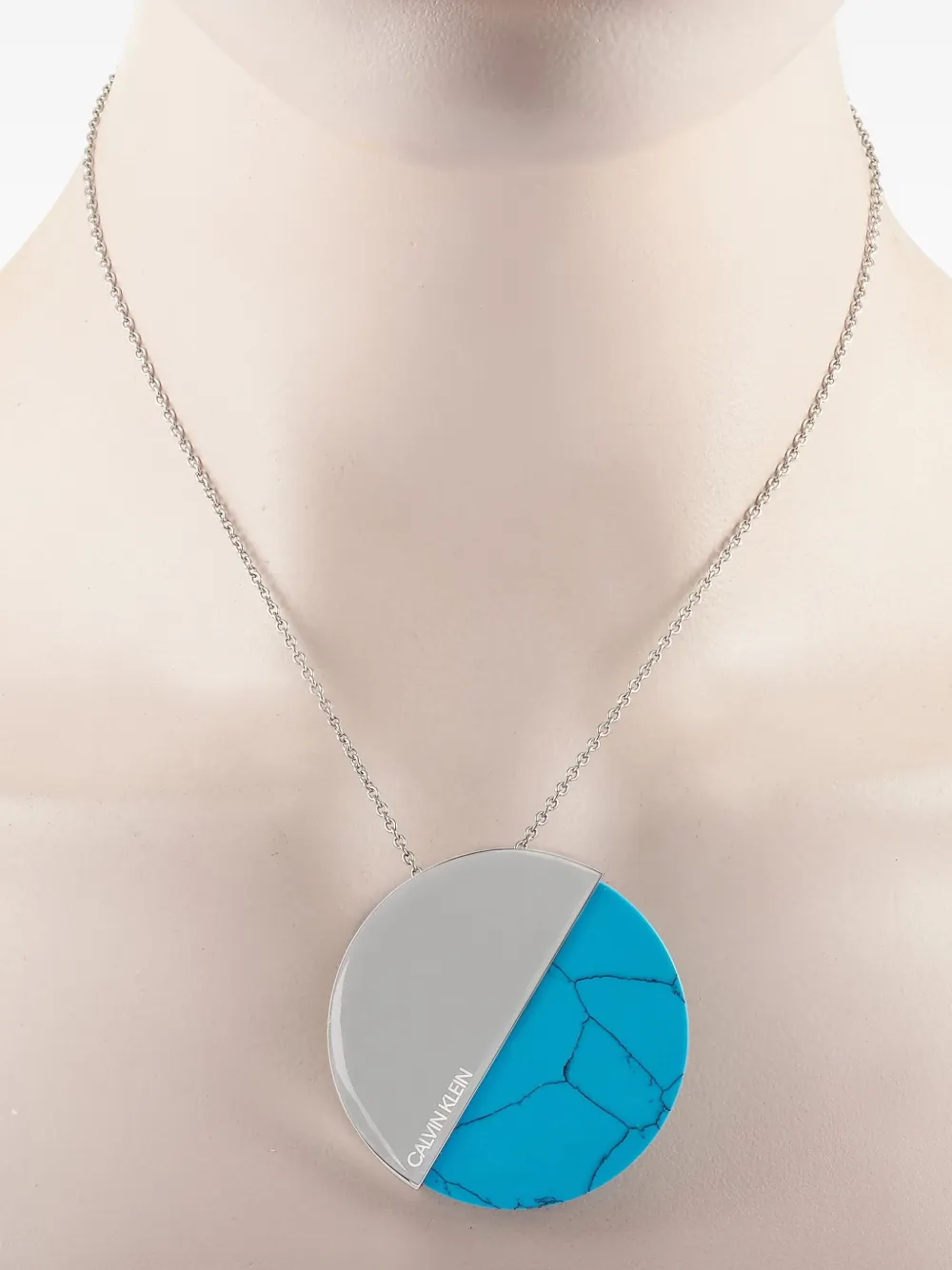Calvin Klein Vintage two-tone design necklace | Image 2