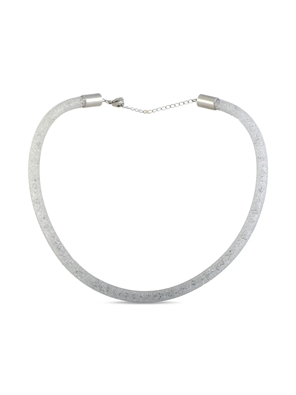 Swarovski Stardust ネックレス - シルバートーン Swarovski Stardust ネックレス - シルバートーン