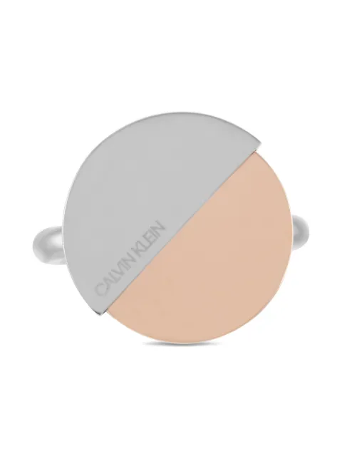 Calvin Klein Vintage two-tone design ring 