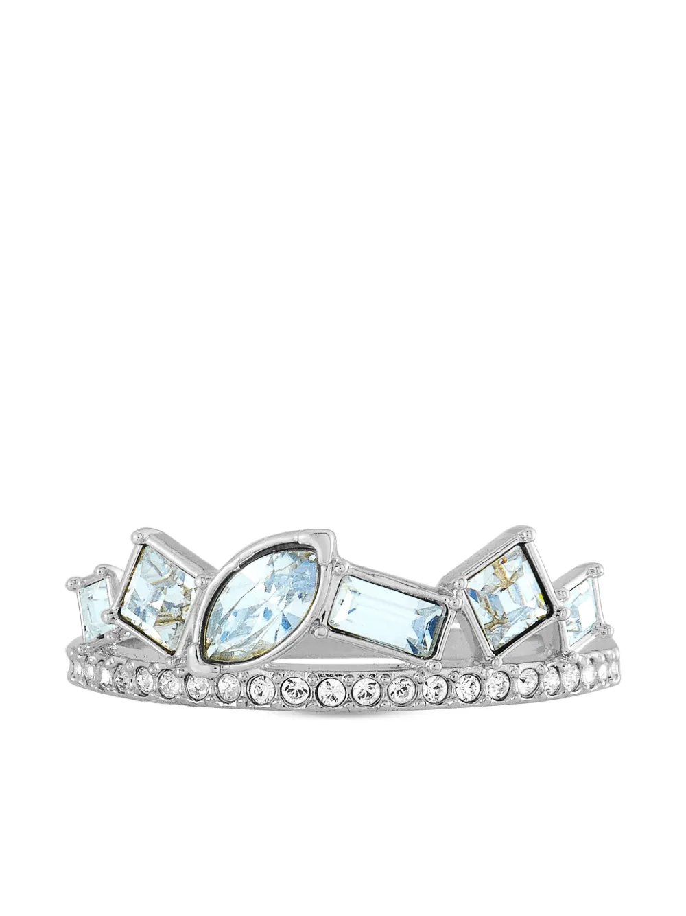 Pre-owned Swarovski Henrietta Ring In Silver