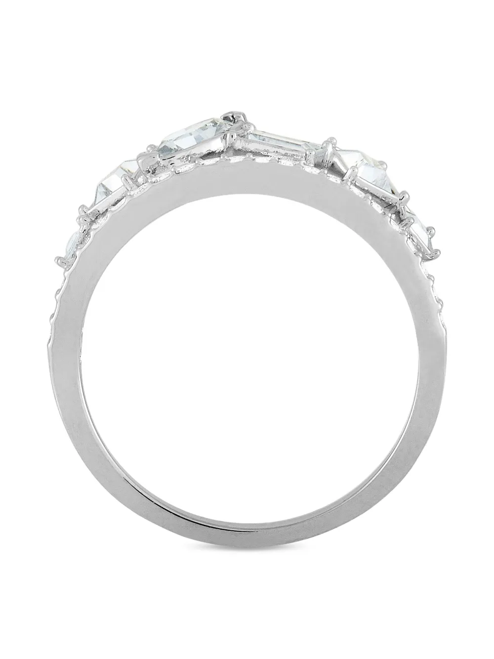 Pre-owned Swarovski Henrietta Ring In Silver