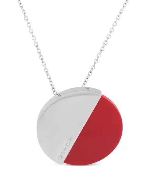 Calvin Klein logo-engraved necklace 