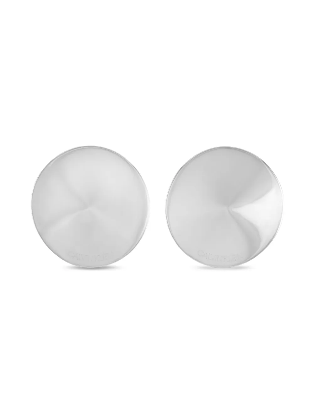 Calvin Klein aretes con efecto pulido | plateado | Image 1