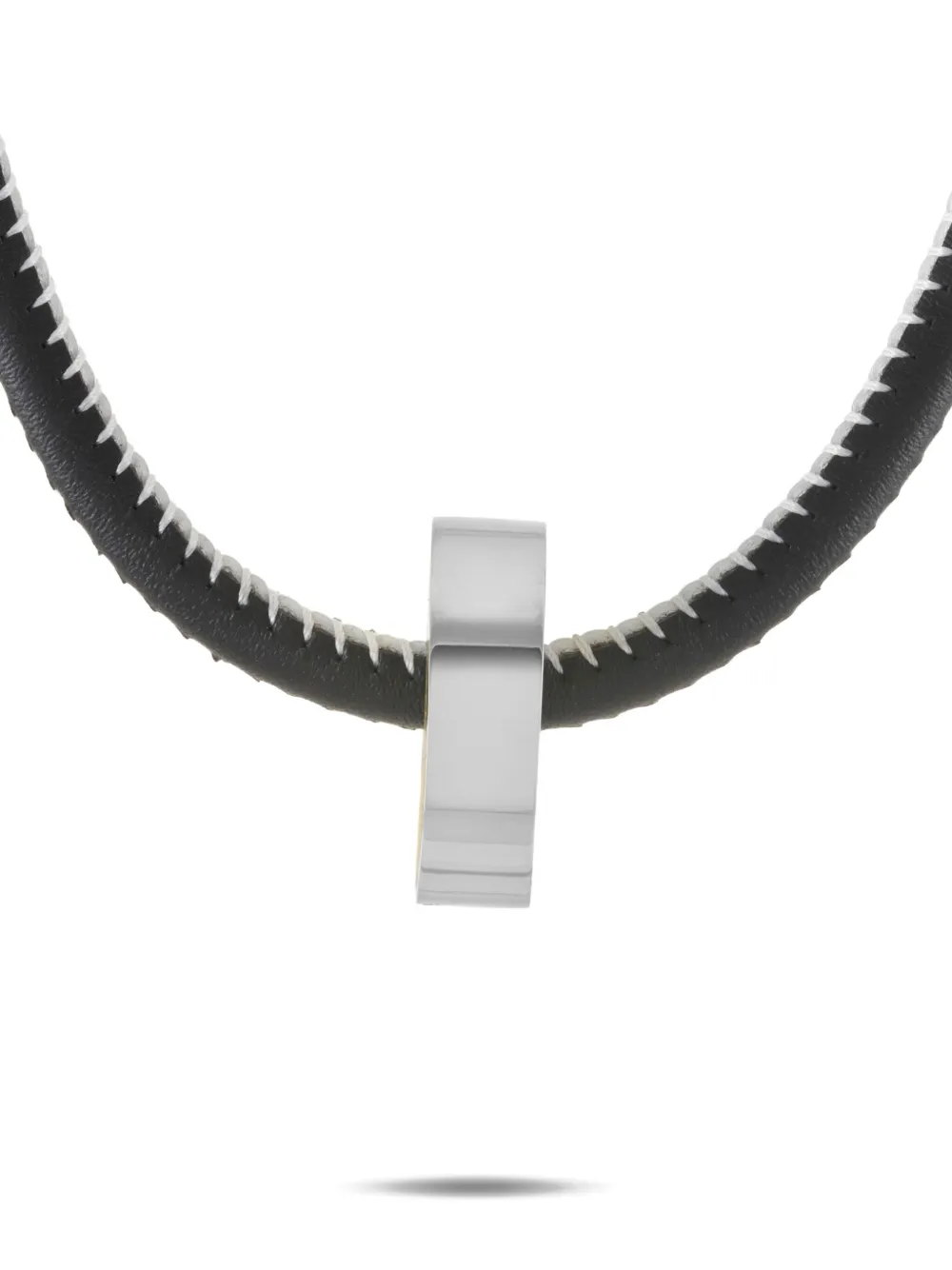 Calvin Klein Vintage logo-engraved necklace | Silver | Image 1