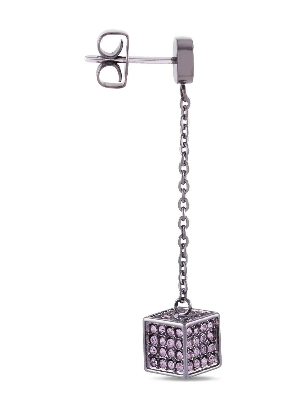 Calvin Klein Vintage crystal-embellished earrings | Image 2