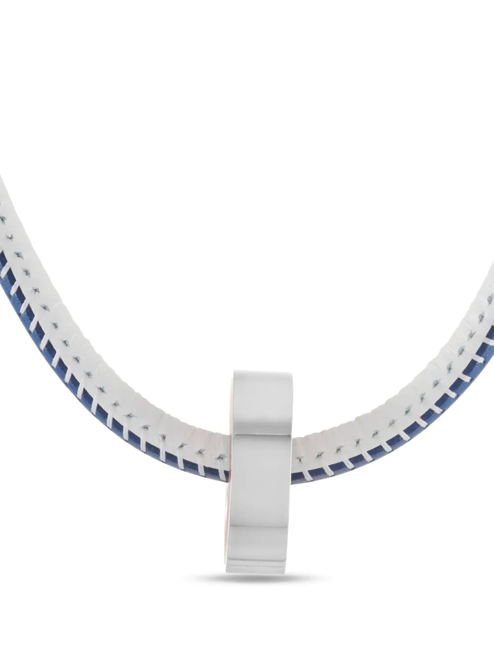 Calvin Klein Jeans bead-embellished necklace | Silver | Image 1