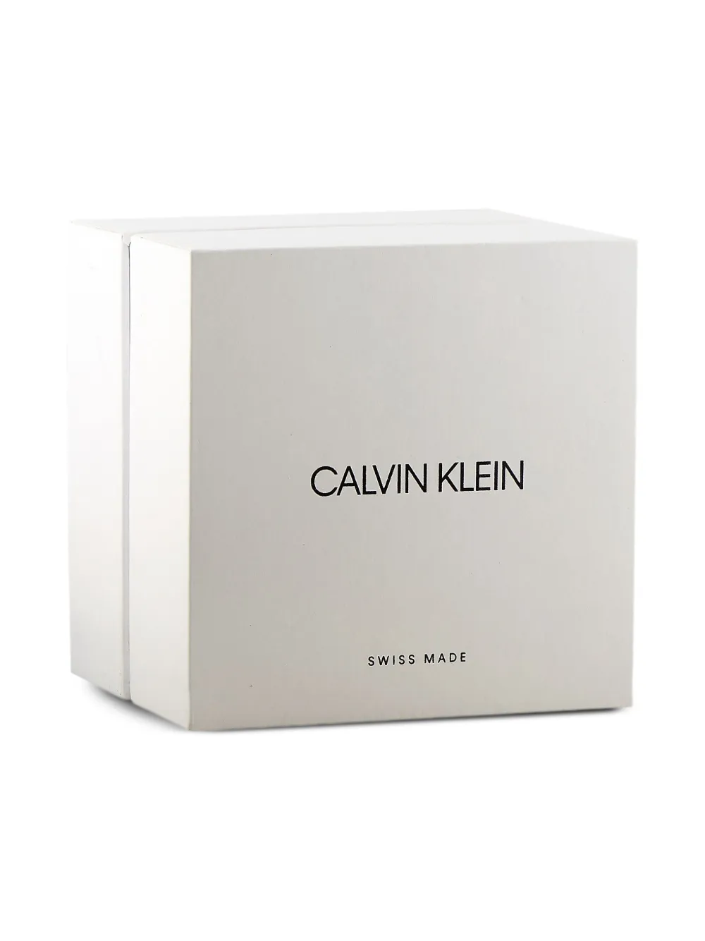 Pre-owned Calvin Klein Open-bangle Bracelet In Black