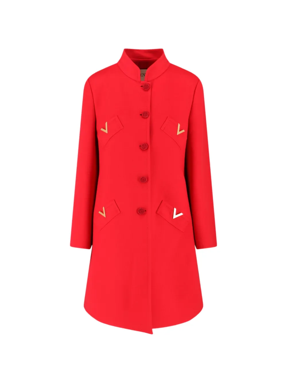Valentino Garavani VGOLD button-up jas Rood