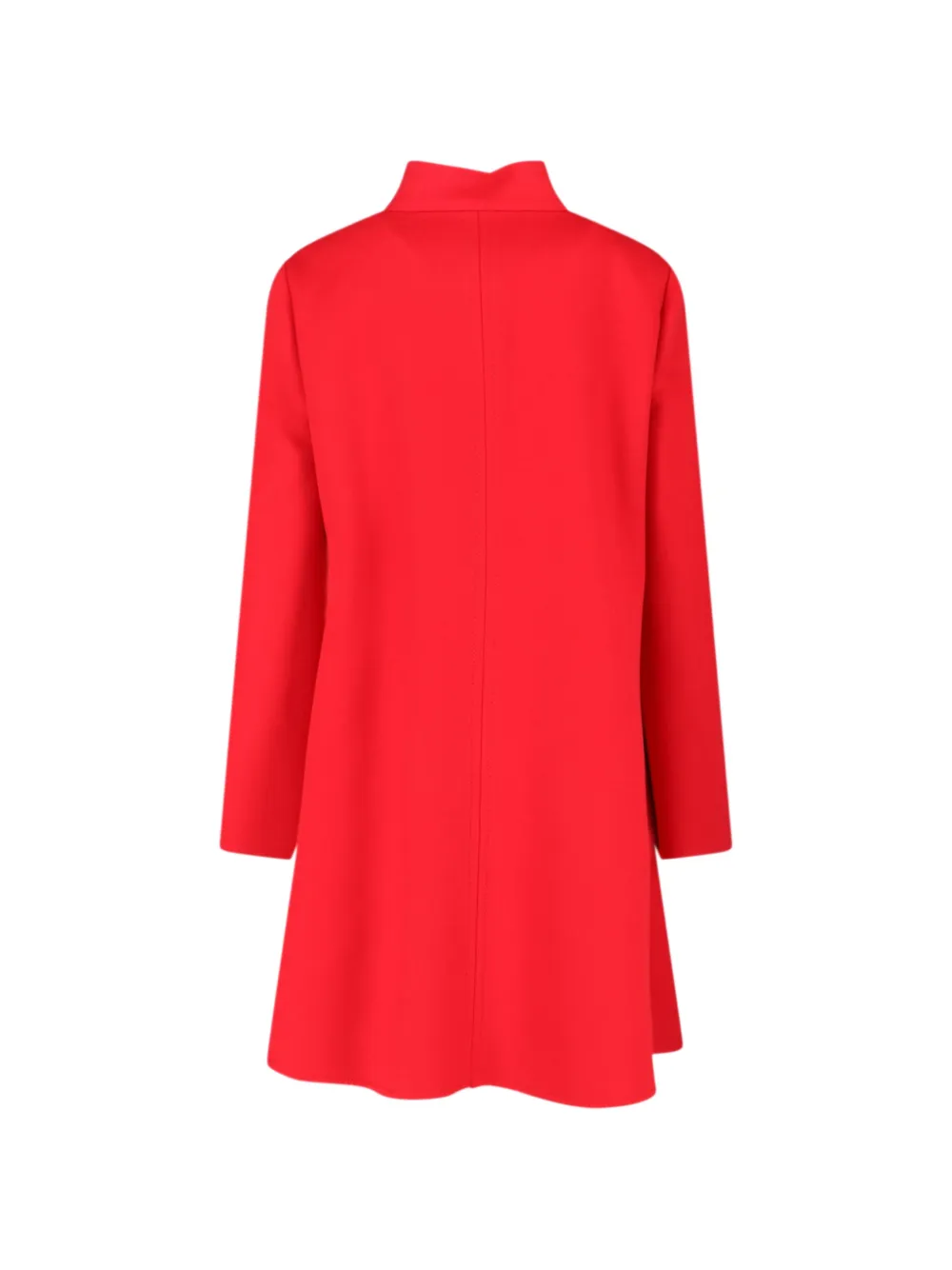Valentino Garavani Compact Drap Coat in Red, view 2