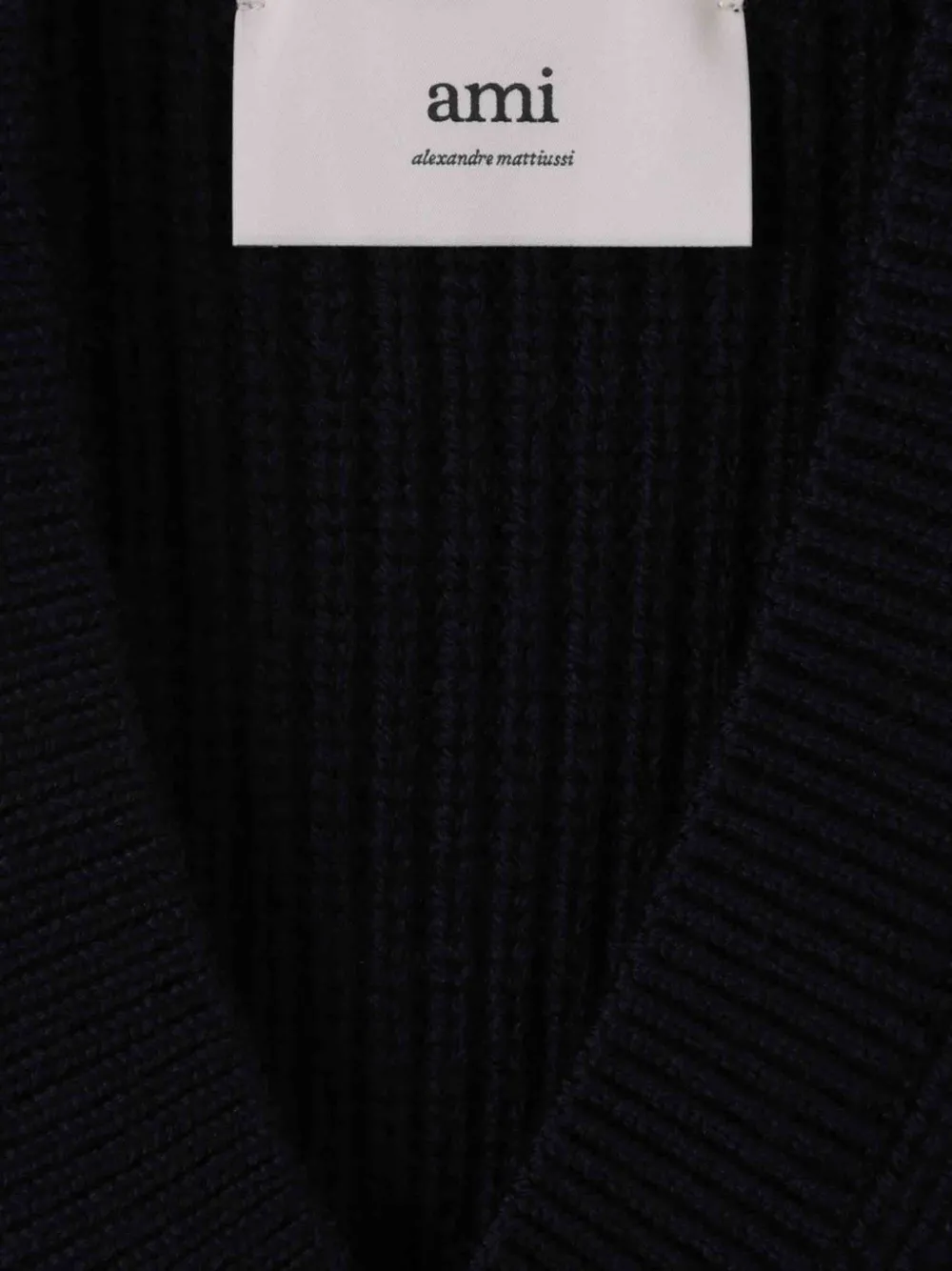 AMI Paris Spencer van scheerwol Blauw