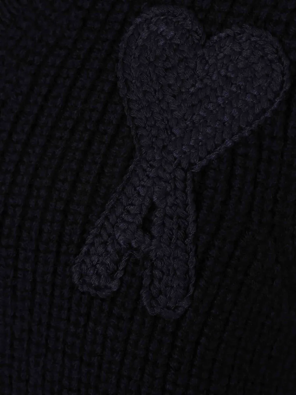 AMI Paris Spencer van scheerwol Blauw