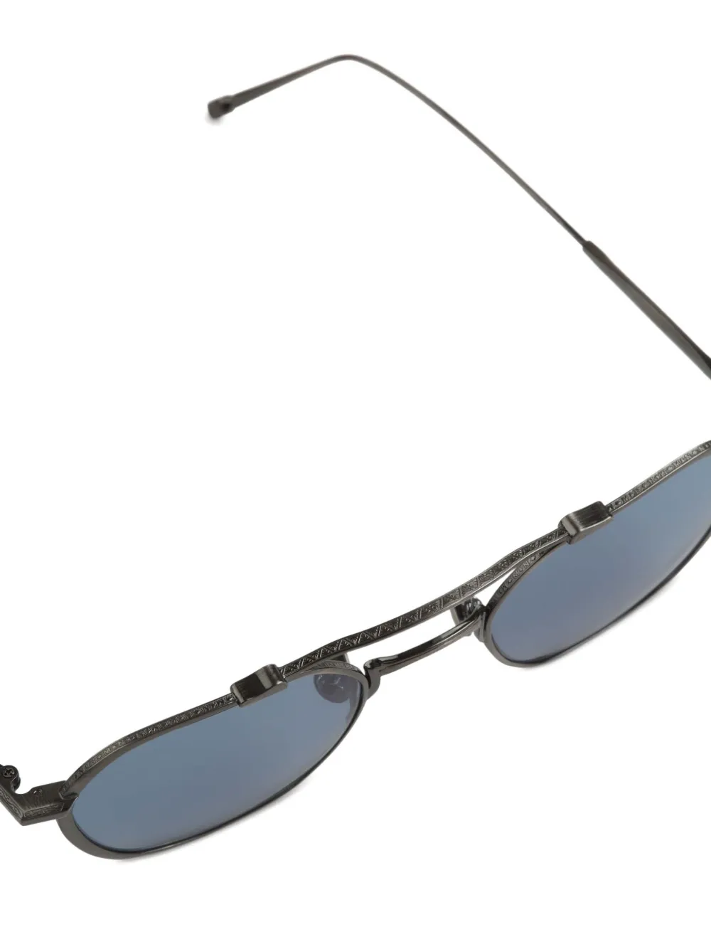 Matsuda Zonnebril met geometrisch montuur Zilver