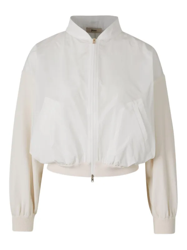 Herno Technical Bomber Jacket White FARFETCH ID