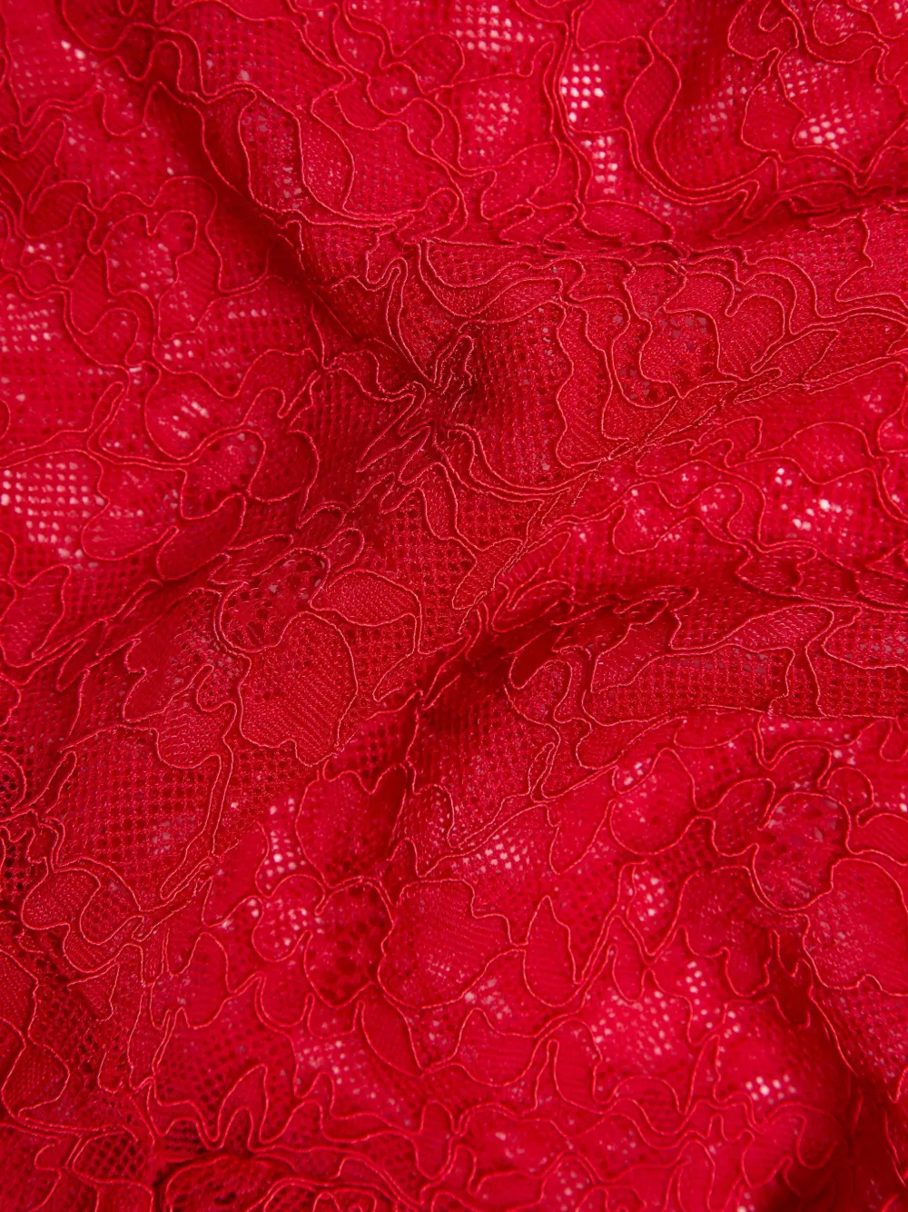 Valentino Garavani Panty met bloemenkant Rood